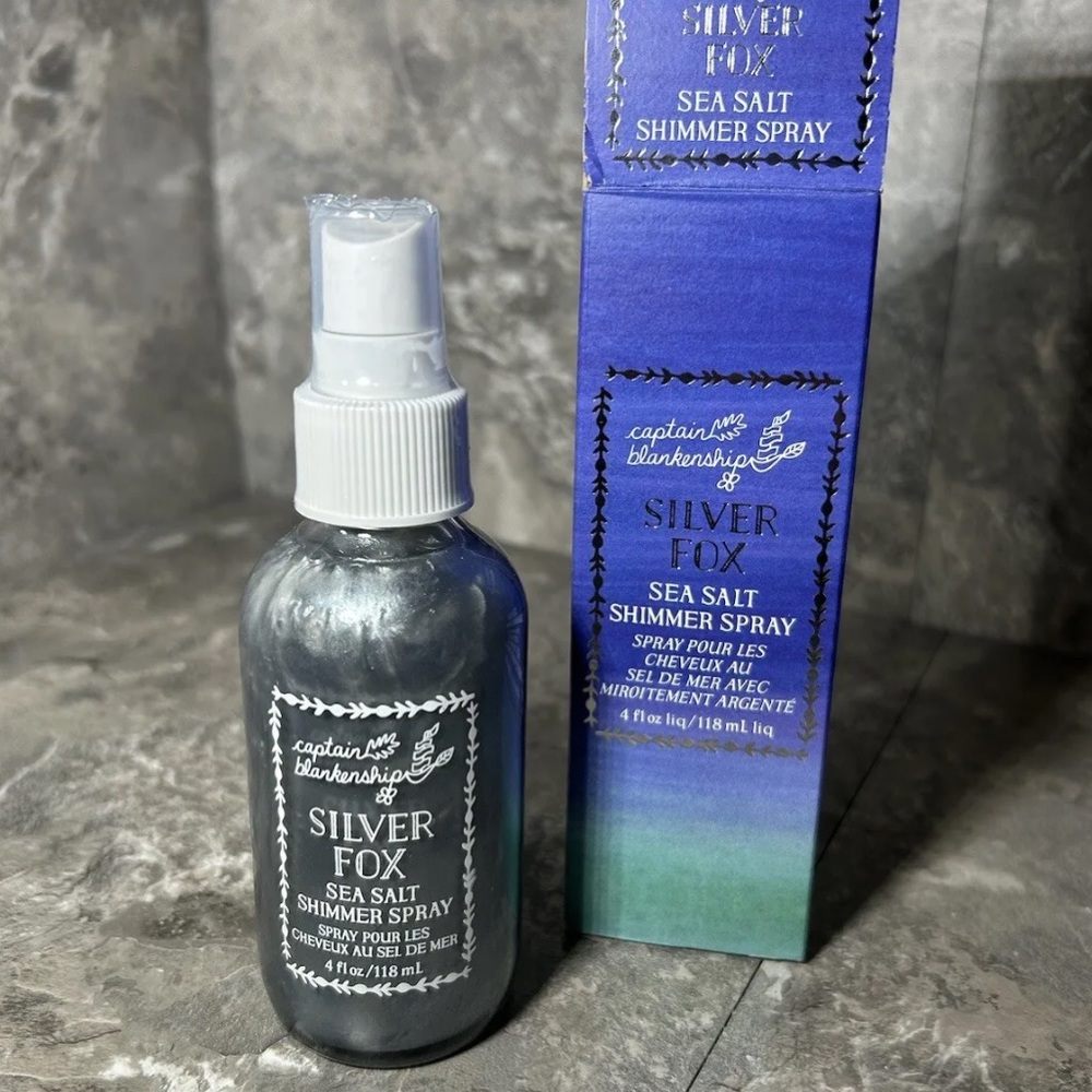 Captain Blankenship Silver Fox Sea Salt Shimmer Spray - 4 fl oz - NEW IN BOX